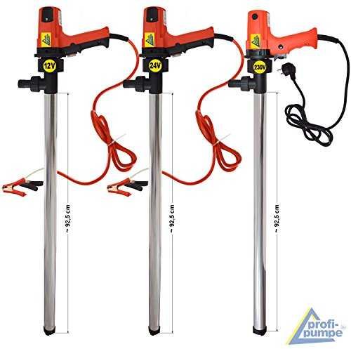 AMUR Pompe Diesel 12 V Pompe à Fioul Auto-amorçante Pompe à Huile Pompe Électrique Compacte - Videz les Fûts sans Effort