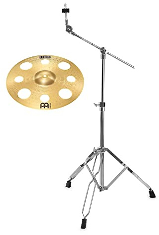 Meinl HCS Trash Crash - Set da 16 (lega MS63), finitura: regolare, con supporto per lavabo