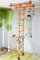 NiroSport Klettergerüst für Kinderzimmer M1 Orange Indoor Kletterwand Turnwand für max. Belastung bis 130 kg
