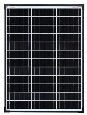 Enjoy Solar PERC Mono 60W 12V Módulo Solar Módulo Fotovoltaico, Célula Solar Monocristalina Tecnología PERC, Ideal para Autocaravana, Vivienda de Jardín, Barco