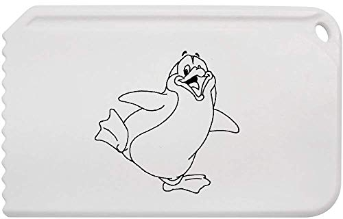 Azeeda 'Glücklicher Pinguin' Kunststoff-Eiskratzer (IC00014921)