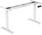 ESMART EZX-132W Weiß - Dual Motor Elektrisch Höhenverstellbares Schreibtisch-Gestell 58-123 cm 3X Memory Aktivitätserinnerung Schnelle Montage