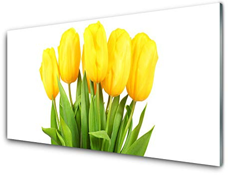 Tulup Acrylic Print 100x50cm Wall Art - Wall Picture on Plastic Acryl Glass - Tulips Floral