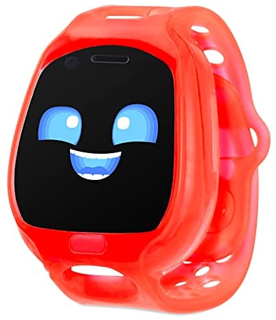 Little Tikes Montre Robot Tobi Smartwatch avec caméra digitale, vidéo, jeux & activités pour garçons & filles - Rouge, 4 ans & +