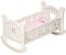 ROBUD Lit de Poupée en Bois – Jouet Berceau avec Accessoires – pour Poupées Jusqu’à 46 cm