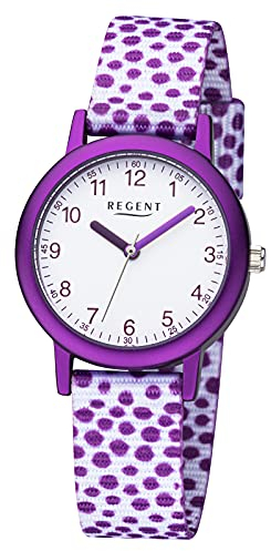 REGENT Kinderuhren F1381 blau /2rot /3violett (violett)