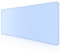 Dapesuom Large Gaming Mouse Pad, Extended Mousepad with Stitched Edges, Water Resist Keyboard Pad with Non-Slip Base, Big XXL Mousepad Desk Mat for gamer, Laptop, Office, 31.5x15.7in, Sky Blue