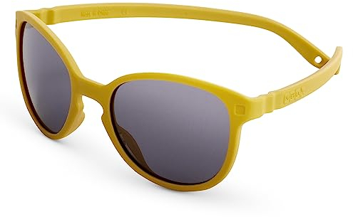 Ki ET LA Unisex Baby Babys, Modell Wazz (1-2 Jahre) Sonnenbrille, Senf Wayfarer, Einheitsgröße
