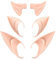 3 Paar Elfenohren Feenohren Cosplay Latexohren für Elfenkostüm Cosplay Elf Ears Halloween Elfen Ohren Weihnachten Jede Themenparty Elfen Kostüm