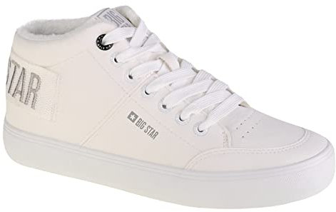 Big Star Shoes EE274352, Womens Sneakers, White, 39 EU