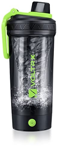 VOLTRX Shaker-Flasche, Gallium USB C wiederaufladbarer elektrischer Protein-Shake-Mixer, Shaker-Becher für Protein-Shakes und Mahlzeiten-Ersatzshakes, BPA-frei, hergestellt mit Tritan, 680 ml