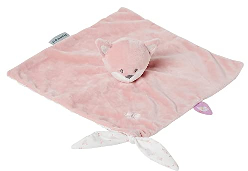 Nattou Schnuffeltuch aus und Polyester, Fuchs Alice, Wegbegleiter ab der Geburt, Ca. 27 x 27 cm, Alice und Pomme, Rosa