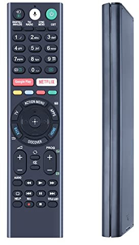 GOUYESHO Ersatz für Sony RMF-TX300E Bravia TV Voice Fernbedienung Kompatibel mit RMF-TX200E RMF-TX200A KD-43XE8004 KD-43XE8005 KD-43XE8077 KD-43XD8088 KD-49XE8004 KD-49XE8096 KD-55XE9305 KD-55XD8599