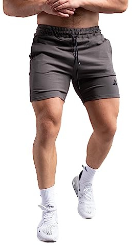 ATHLETIC AESTHETICS Classic Shorts 2.0 (as3, Alpha, l, Regular, Short, Military Black)