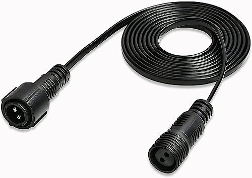 Joycome Cavo di Prolunga 6M/19.7Ft 2 Pin Prolunga luci Natale, IP65 Impermeabile Cavo Prolung per Catena Luminosa Esterno, Luci da Giardino, Luci Solare, Luci Stringa, Luminosa Natalie