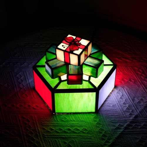 Blivuself Jungen Kinder Mädchen Teens Freundschaft Nette Geschenke Lampe Kleine Tiffany Stil Buntglas Personalisierte Schlafzimmer Zimmer Dekor Nachtlicht Nachttisch Tischlampe