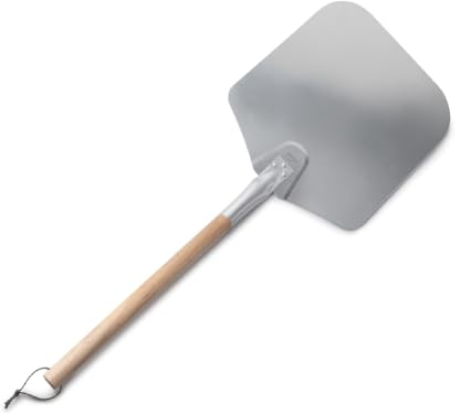 Lacor - 61463 - Pala para Pizza Desmontable Wood, Pala de Pizza para Horno, Aluminio y Mango de Madera, Diseño Profesional con Mango Desmontable, Máxima Seguridad, Medidas: 30.5x88 cm