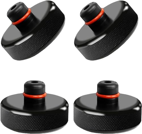 4 Stücke Wagenheber Gummiauflage für Tesla Model 3 Model Y Model S Model X, Jack Pad Lifting Pucks Jack Lift Pad Adapterwerkzeug, Zubehör für Tesla