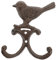 Garneck 3st Vogelhaken Aus Gusseisen Dekorative Kleiderhaken Bauerngarderobe Metallbesatz Kleiderhaken Aus Gusseisen Badetuchhaken Duschhaken Wandgarderobenhaken Dusche Schal Büro Handtuch