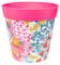 Hum Flowerpots, 25cm, Various Patterns Colours and Sizes, Indoor/Outdoor Plastic Plant Pot, Pink Flowers and Bees