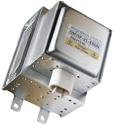 OM75P-21-ESGN Microwave Magnetron Compatible with Samsung Kenmore Microwave ME SMH Series,Microwave Magnetron Replaces Following Parts OM75P-21-ESGN, AP4502427, PS4251316,
