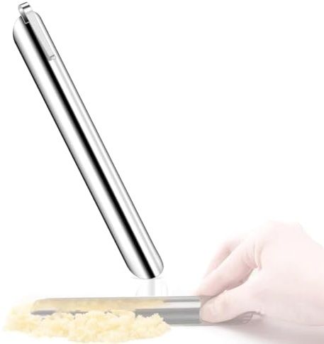 OQKAHIV Recogedor de Migas en Acero Inoxidable: ideal para recoger migas y mantener tu mesa impecable, Diseño práctico y duradero, 1 pieza