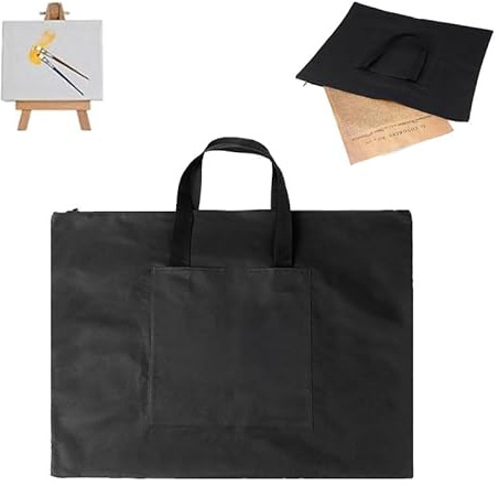 Sunicon Zeichenbrett-Tasche, A2-Zeichnungs-Malbrett-Aufbewahrung, Aktentasche, Dokumenten-Tragetasche, Skizzenblock, Portfolio, Tragetasche, Handtasche
