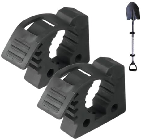 Support de pelle pour camion – Support utilitaire de fixation à barre – 2 supports de pelle à dégagement rapide, support d'extincteur pour voitures, camions, tracteurs, remorques