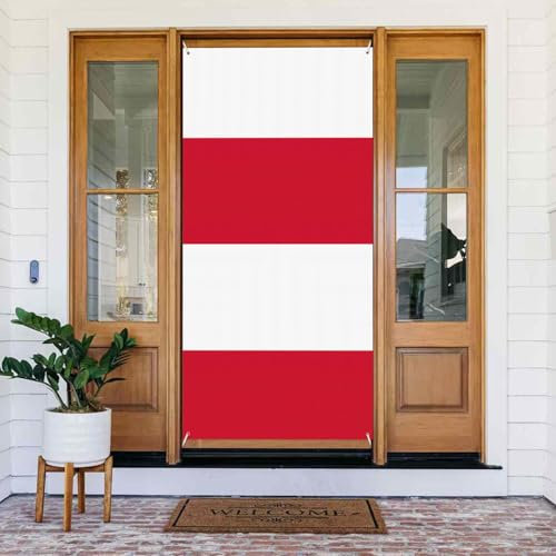 Flagge von Monaco Druck Tür Abdeckung Banner Party Dekorationen Veranda Schilder für Geburtstage Indoor Outdoor