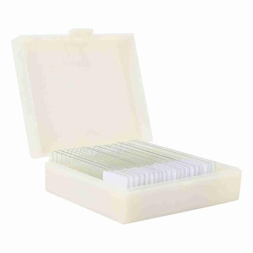 Set of 20 Specimen Microbiology Slides for Biology Microscopes in Laboratory
