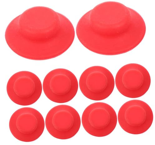 Alipis Dichtungsringe Für Flaschen Auslaufsichere Gasket Stopper Für Saft Und Soda Flaschen Rote Ersatzdichtungen Für Optimale Abdichtung Und Haltbarkeit
