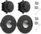 Daaxing Kit de cabezal y cubierta de desbrozadora, cabezal de carrete + tapa con resorte para recortadoras Stihl 25-2 FS 44 55 56 70 80 83 85 90 RX110/120/130 (2 juegos)