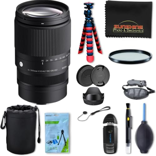 Sigma Obiettivo Contemporary 16-300mm f3,5-6,7 DC OS per Sony E con kit di protezione professionale