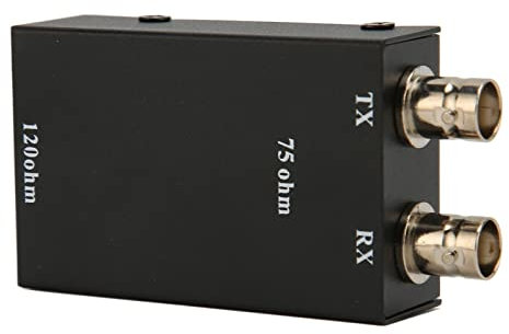 POENVFPO BNC BNC mit Ethernet RJ45 -Adapter mit Wärmeabteilung für den Konverter G.703, Ideal für die Überwachung des Überwachungssystems - Metallbox
