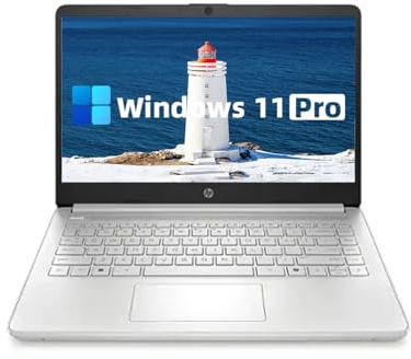 HP 35,6 cm (14 Zoll) Light Student Laptop – Microsoft Office 365 | Windows 11 Pro | 14 Zoll HD | AI-betrieben | 11 Stunden Akku | N-Serious Laptop | 16 GB RAM, 128 GB UFS, 256 GB Micro-SD erweitert |
