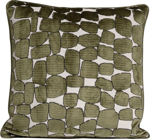 Kare Design Kissen Pebbles, Mehrfarbig, 45x45 cm, Abnehmbarer Bezug mit Reißverschluss, Dekokissen inklusive Füllung, Zierkissen, Sofakissen