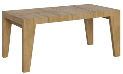 Itamoby Ausziehbarer Tisch Naxy Premium Eiche Natur 90 x 120/224 cm