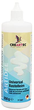 CREARTEC - Universal Bastelleim - Vielseitig einsetzbares Klebemittel - 250 g - transparent - Made in Germany