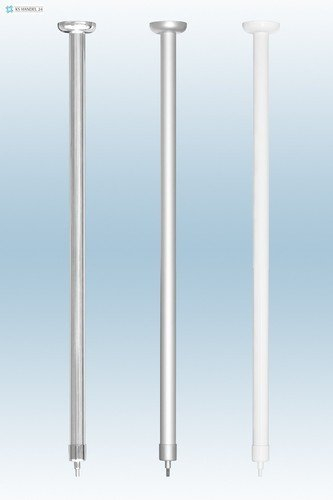 ALU DECKENHALTERUNG EXTRA LANG 120cm! FÜR WINKELSTANGE DUSCHSTANGE DUSCHVORHANGSTANGE WEISS BARRIEREFREI! UNDERSEILING OF CORNER ROD!