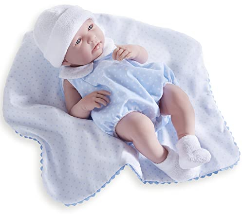 JC Toys La Newborn - Realistische 17 Anatomisch korrekte REAL BOY Babypuppe