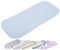 Baby Spannbettlaken für Matratze für Kinderwagen - Spannbetttuch für das Babywagens - 100% Baumwolle - 75-80 x 30-35cm - Made in EU - ÖkoTex - Blau Und Weiß