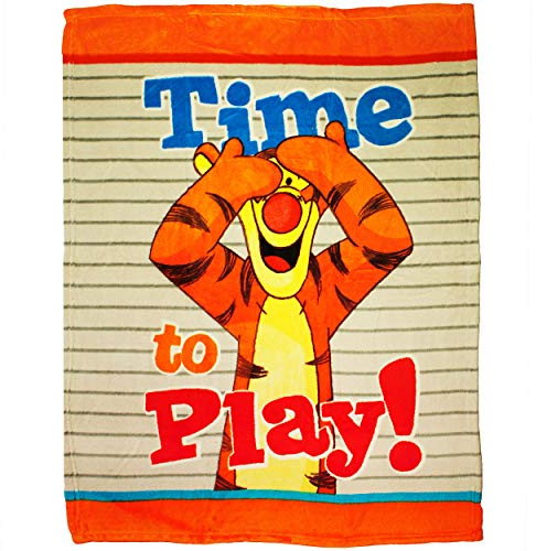 alles-meine.de GmbH Kuscheldecke/Fleecedecke - - Winnie Pooh - 75 cm * 100 cm - Decke aus Fleece - für Mädchen Jungen - Schmusedecke - Winter Sommer Jungendecke Mädchendecke - ..