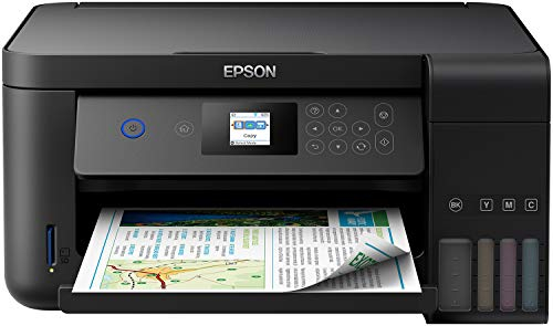 Epson EcoTank ET-2751, Multifunktionsgerät 3-in-1, Duplexdruck, Scannen, Kopieren, A4, A5, A6, B5, C6, DL, 3,7cm LCD, Wi-Fi, Schwarz.