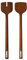 Stelton Salatbesteck aus Esche, W: 6,3 CM L: 30 CM H: 1,3 CM