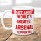 Thoughtful Personalised Arsenal Mug for Arsenal Fans on Fathers Day, Birthday, Christmas