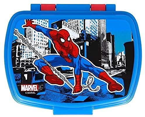 Boîte à goûter, à déjeuner, à sandwich pour enfants, motif Spiderman