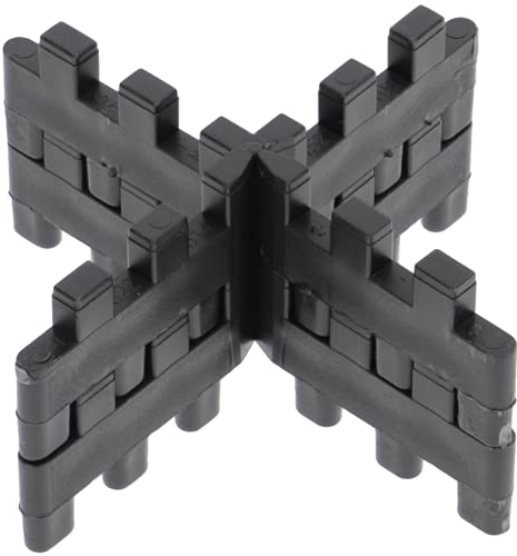 PRODIAMANT Crucetas para juntas apilables para terrazas, ancho 4 mm, altura 20 mm, 100 unidades para colocar en el exterior
