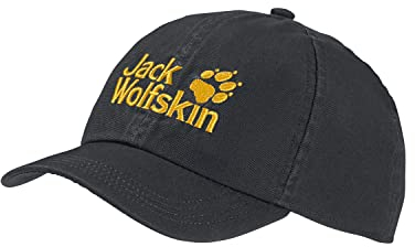 Jack Wolfskin Unisex Kinder Kids' Cap Baseballkappe, phantom, Einheitsgröße EU