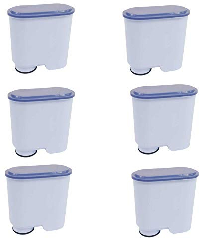 Lot de 6 filtres à eau pour machines à café automatiques Saeco et Philips AquaClean CA6903/10, CA6903/22, CA6903, CA6707, Série 3100, 4000, 5000, 421946039401, 421944050461