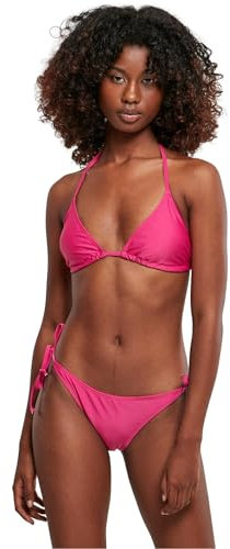 Urban Classics Bikini A Triangolo Riciclato Set, Viola Chiaro, XS Donna